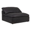 CLAY SLIPPER CHAIR NUBUCK LEATHER BLACK