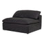 CLAY SLIPPER CHAIR NUBUCK LEATHER BLACK