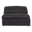 CLAY SLIPPER CHAIR NUBUCK LEATHER BLACK