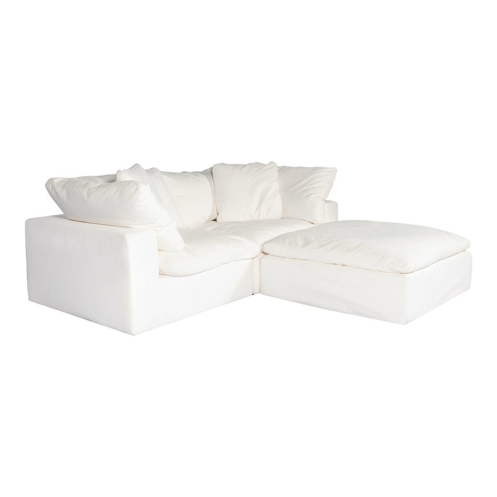 CLAY NOOK MODULAR SECTIONAL PERFORMANCE FABRIC WHITE