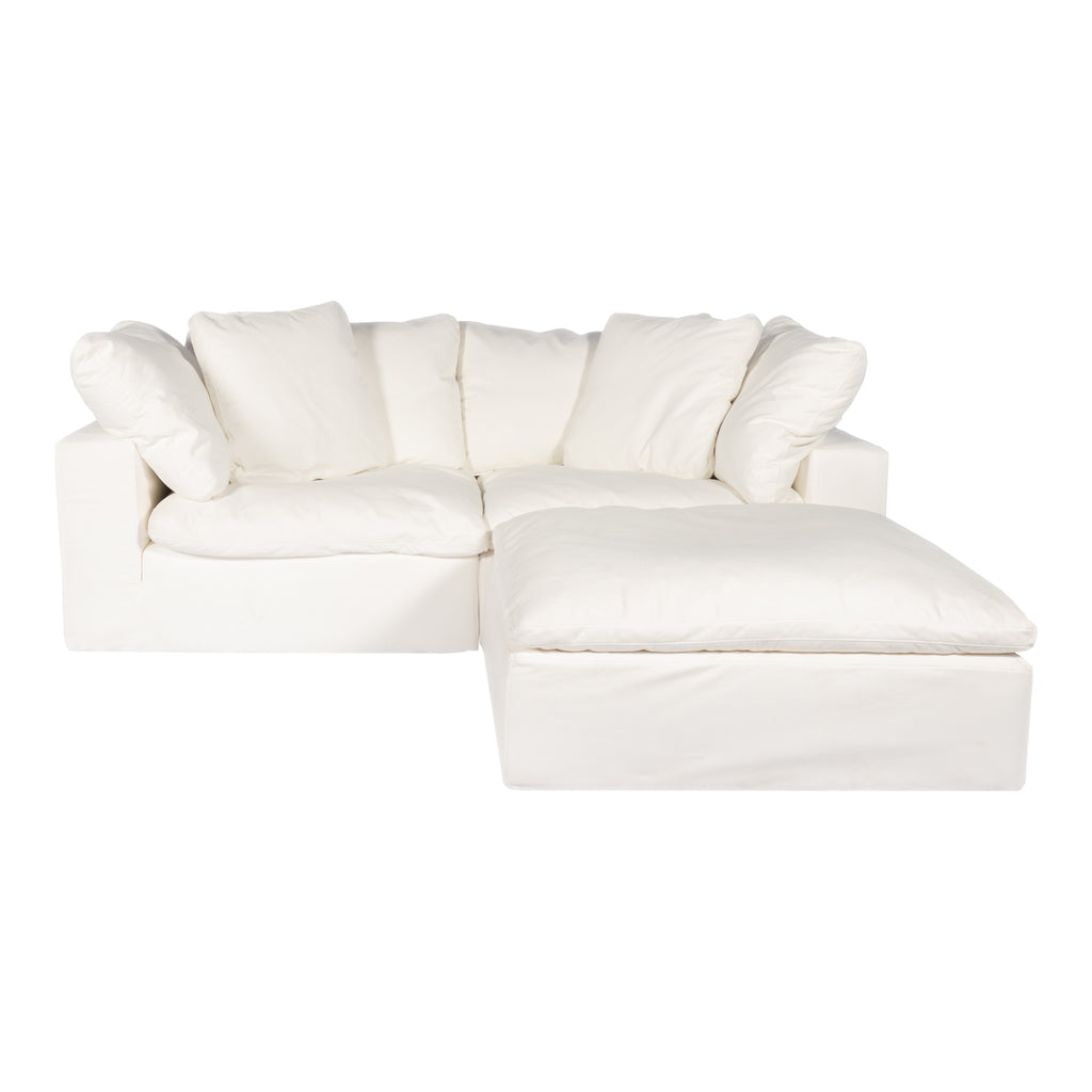 CLAY NOOK MODULAR SECTIONAL PERFORMANCE FABRIC WHITE