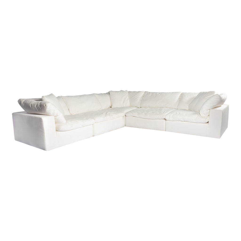 CLAY CLASSIC MODULAR SECTIONAL PERFORMANCE FABRIC WHITE