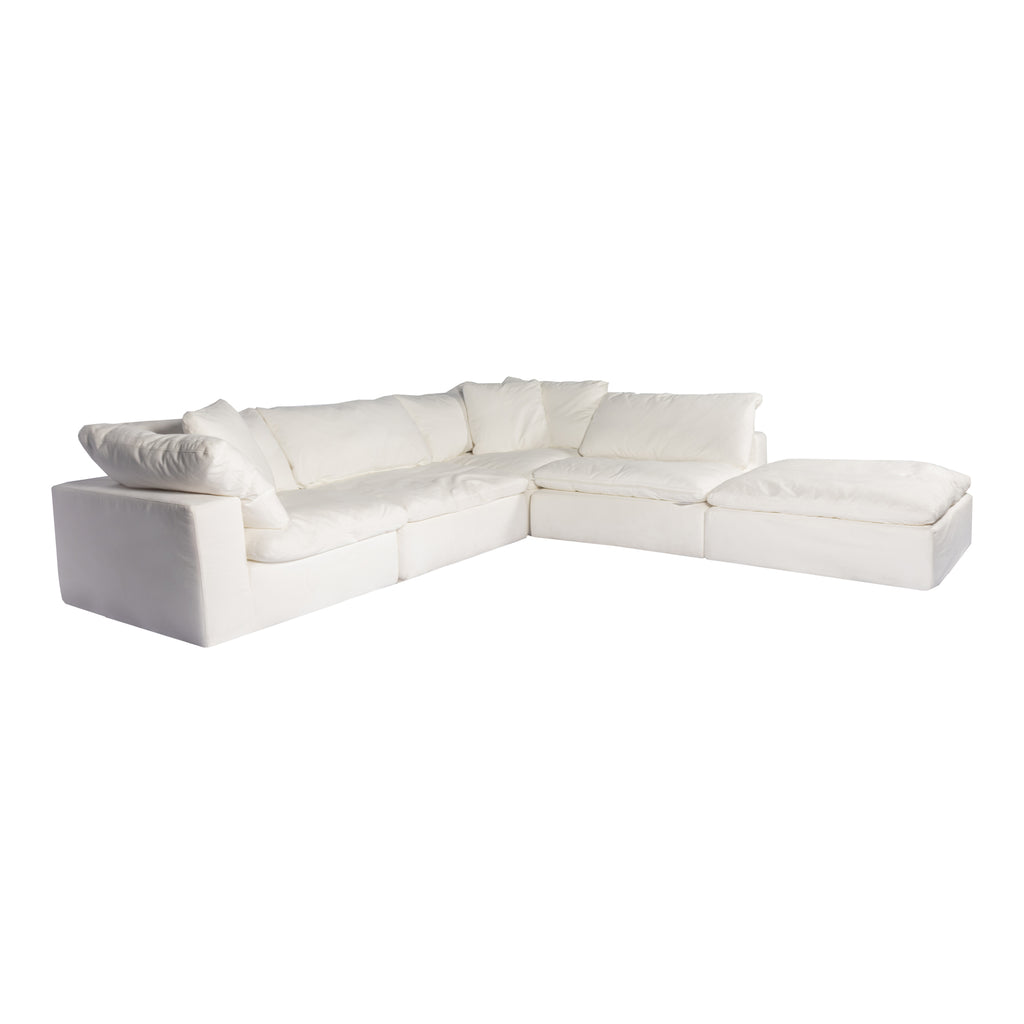 CLAY DREAM MODULAR SECTIONAL PERFORMANCE FABRIC WHITE