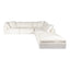 CLAY DREAM MODULAR SECTIONAL PERFORMANCE FABRIC WHITE