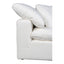 TERRA CONDO CORNER CHAIR PERFORMANCE FABRIC WHITE