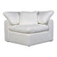 TERRA CONDO CORNER CHAIR PERFORMANCE FABRIC WHITE