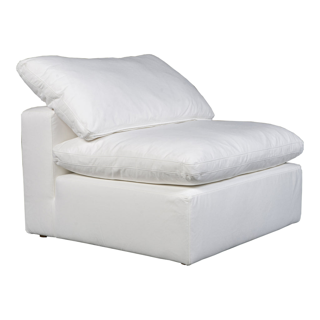 TERRA CONDO SLIPPER CHAIR PERFORMANCE FABRIC WHITE