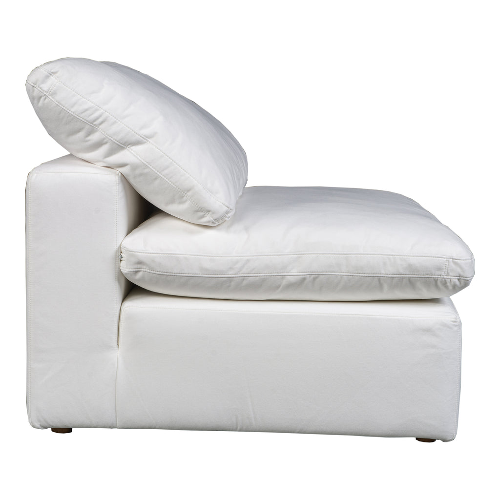 TERRA CONDO SLIPPER CHAIR PERFORMANCE FABRIC WHITE