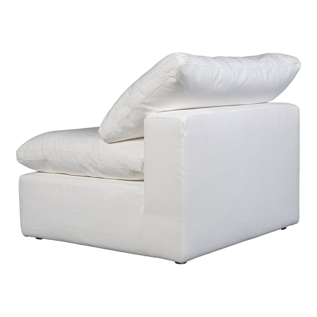 TERRA CONDO SLIPPER CHAIR PERFORMANCE FABRIC WHITE