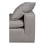 TERRA CONDO SLIPPER CHAIR PERFORMANCE FABRIC LIGHT GREY