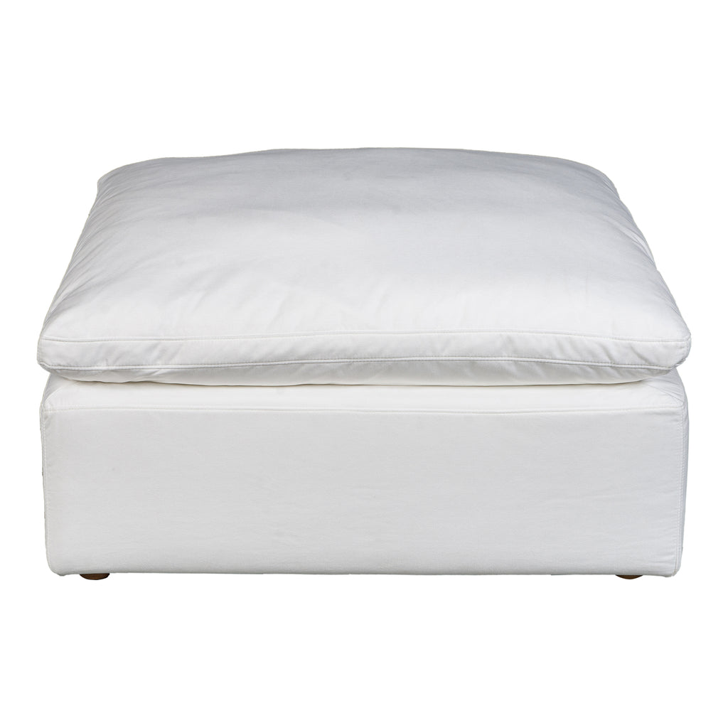 TERRA CONDO OTTOMAN PERFORMANCE FABRIC WHITE