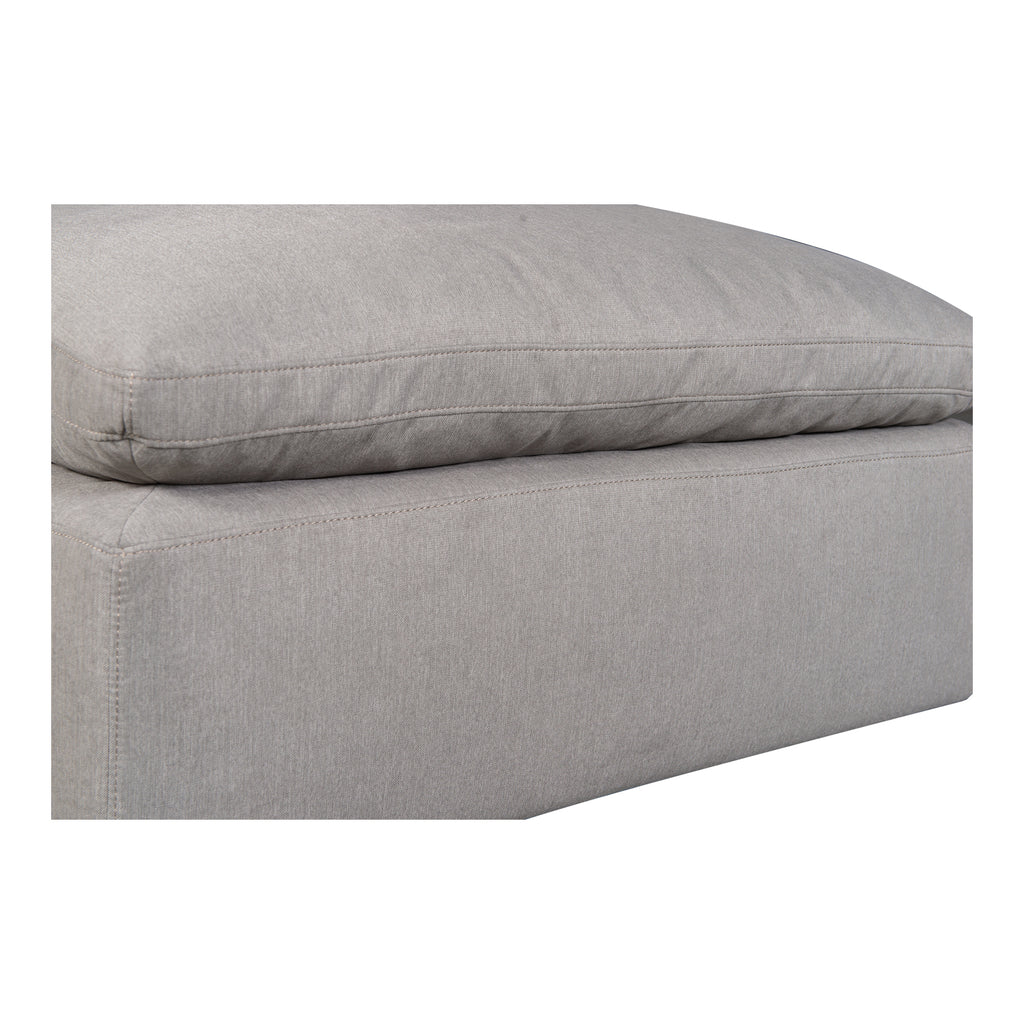 TERRA CONDO OTTOMAN PERFORMANCE FABRIC LIGHT GREY