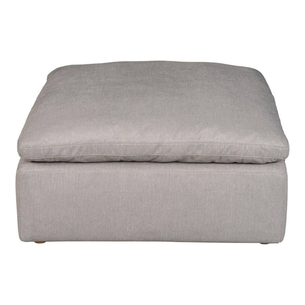 TERRA CONDO OTTOMAN PERFORMANCE FABRIC LIGHT GREY