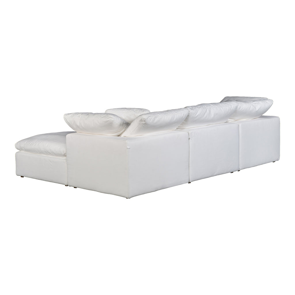 TERRA CONDO LOUNGE MODULAR SECTIONAL PERFORMANCE FABRIC WHITE