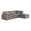 TERRA CONDO LOUNGE MODULAR SECTIONAL PERFORMANCE FABRIC LIGHT GREY