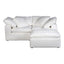 TERRA CONDO NOOK MODULAR SECTIONAL PERFORMANCE FABRIC WHITE