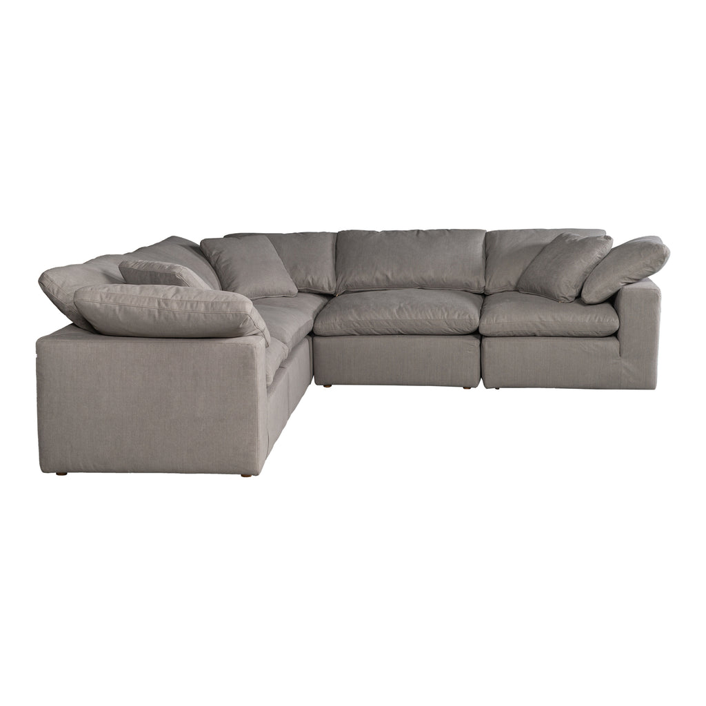 TERRA CONDO CLASSIC L MODULAR SECTIONAL PERFORMANCE FABRIC LIGHT GREY