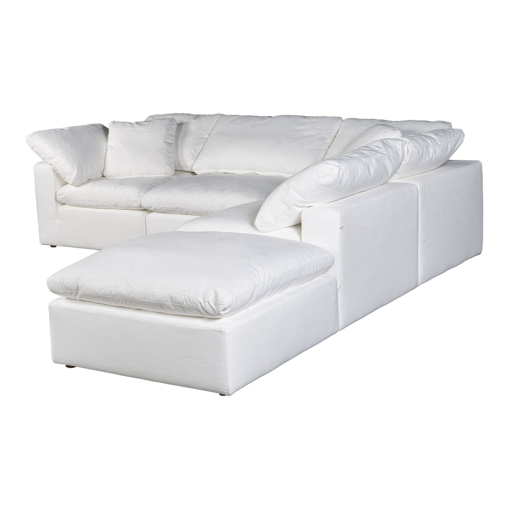 TERRA CONDO DREAM MODULAR SECTIONAL PERFORMANCE FABRIC WHITE