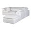 TERRA CONDO DREAM MODULAR SECTIONAL PERFORMANCE FABRIC WHITE