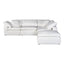 TERRA CONDO DREAM MODULAR SECTIONAL PERFORMANCE FABRIC WHITE