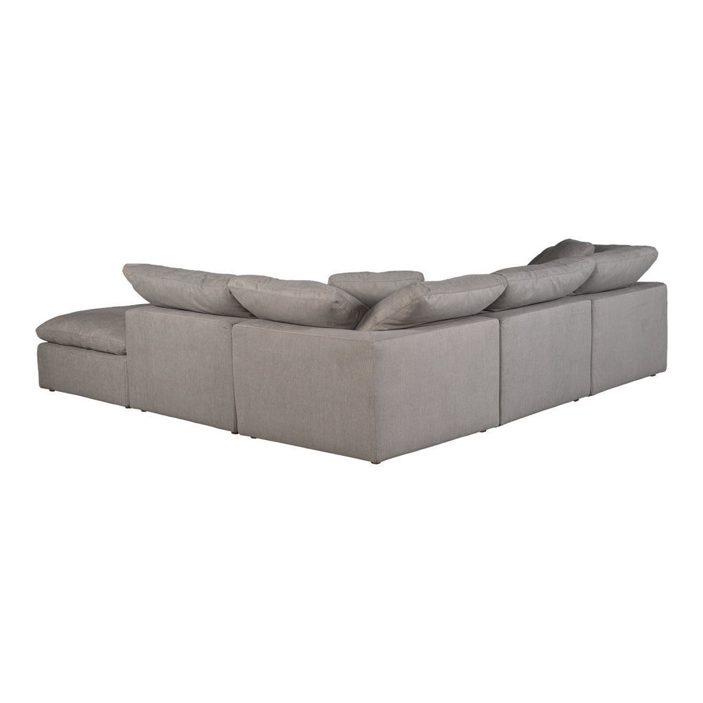 TERRA CONDO DREAM MODULAR SECTIONAL PERFORMANCE FABRIC LIGHT GREY