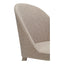 BURTON FABRIC DINING CHAIR LIGHT GREY-M2