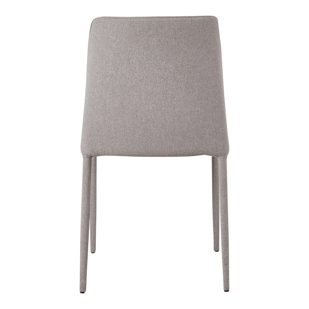 NORA FABRIC DINING CHAIR LIGHT GREY-M2