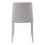 NORA FABRIC DINING CHAIR WHITE-M2