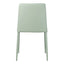 NORA DINING CHAIR GREEN MINERAL VEGAN LEATHER-M2