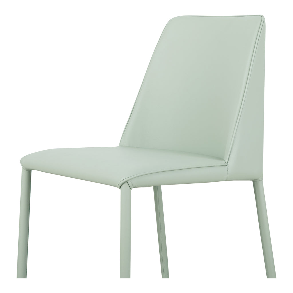 NORA DINING CHAIR GREEN MINERAL VEGAN LEATHER-M2