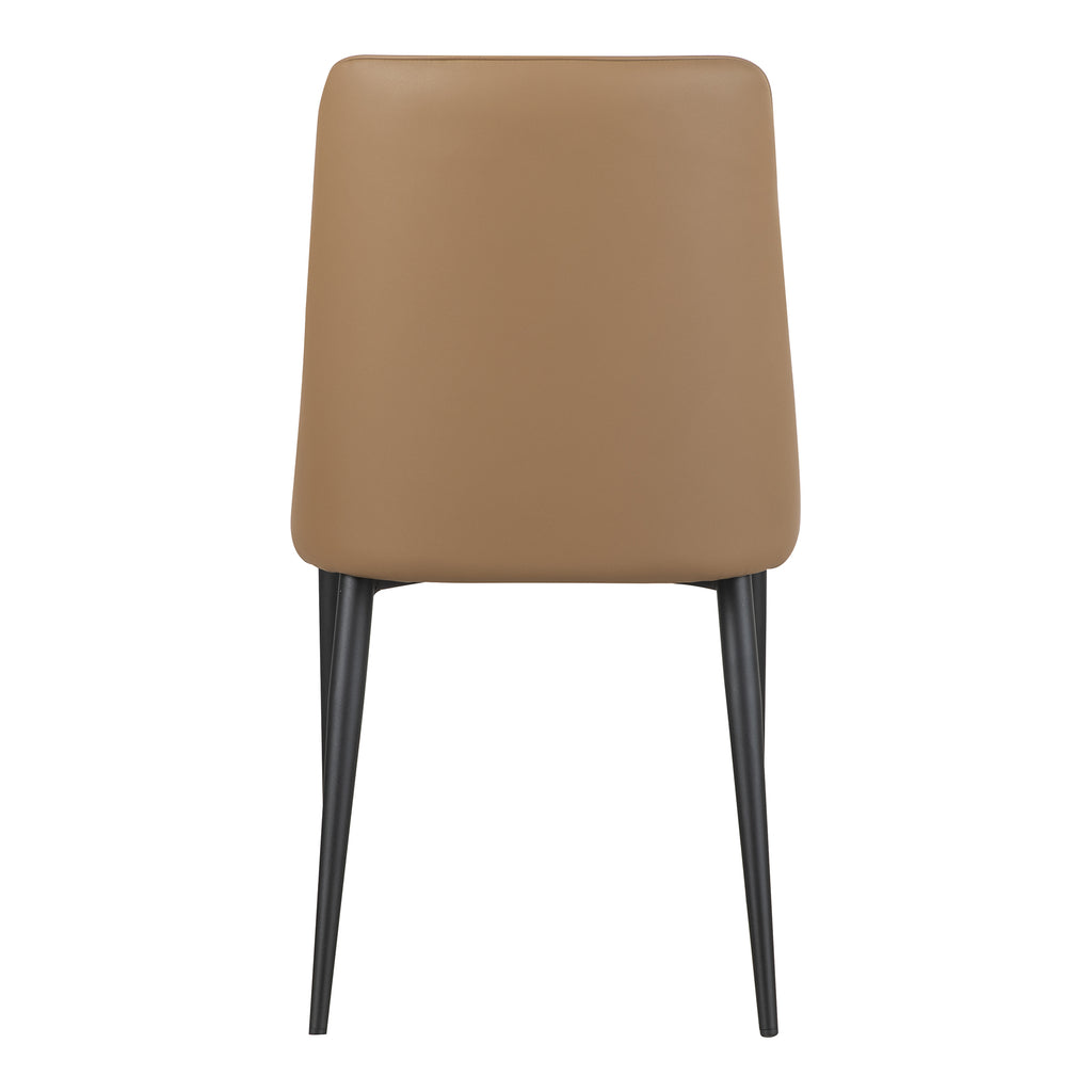 LULA DINING CHAIR COOL TAN VEGAN LEATHER-M2