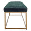 KATIE BENCH DARK GREEN