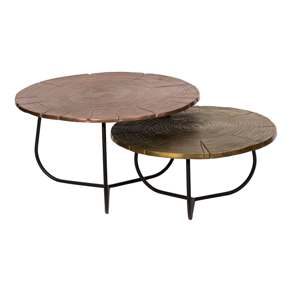 CROSS SECTION TABLES SET OF 2